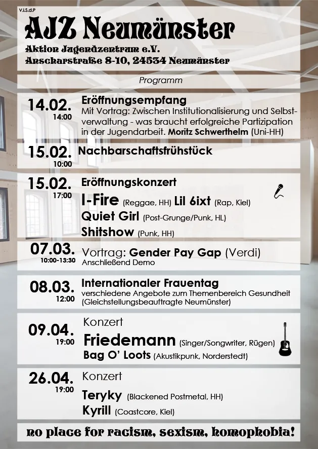 Aktuelles Programm der AJZ